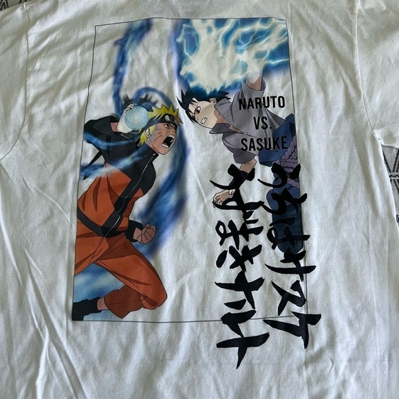 Dim Mak x Naruto Naruto vs. Sasuke Tee Size Medium NWT - Picture 7 of 9